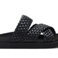 Rollie Rhodes Cross Slide in Black Weave Leather