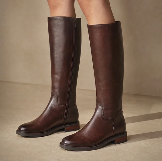 EOS Blanche Knee High Boot Chestnut