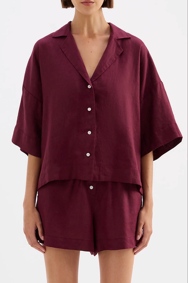 Nude Lucy Lounge Linen Shirt