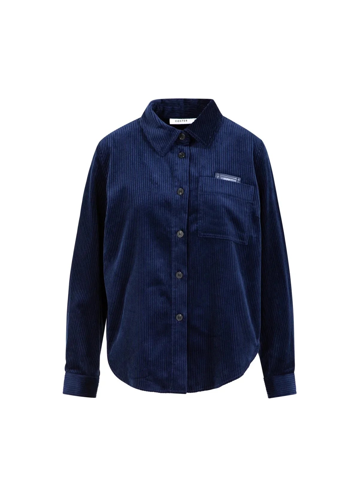 Coster Corduroy Shirt Eclipse Blue