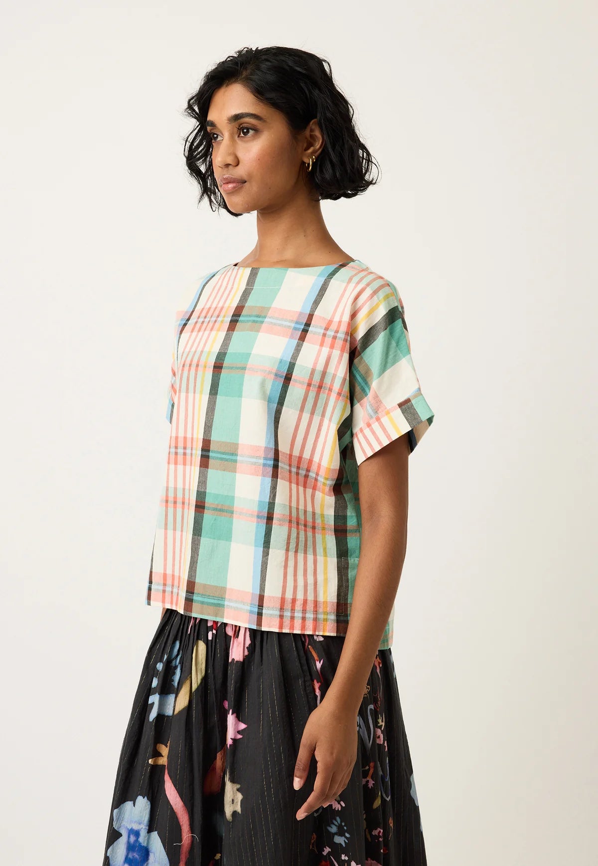 Nancybird Dolman Top, Summer Check