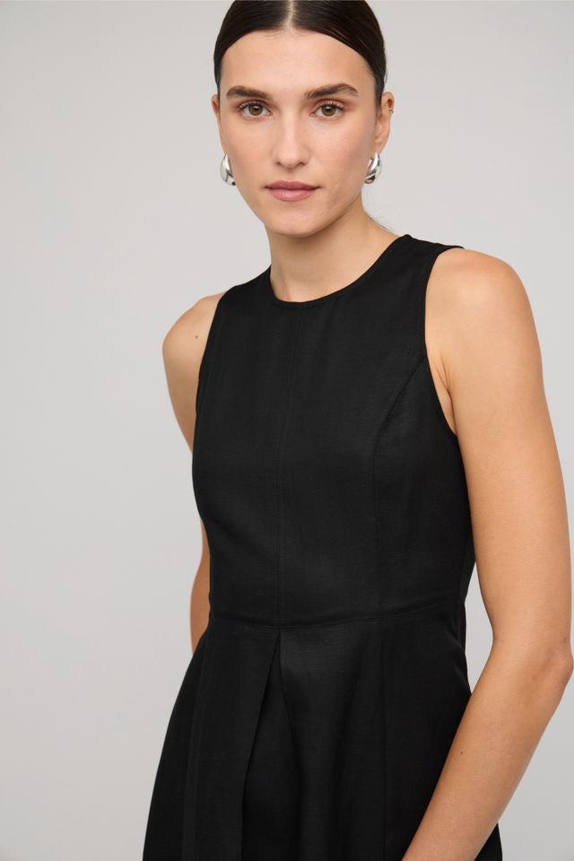 Staple the Label Veda Midi Dress, Black