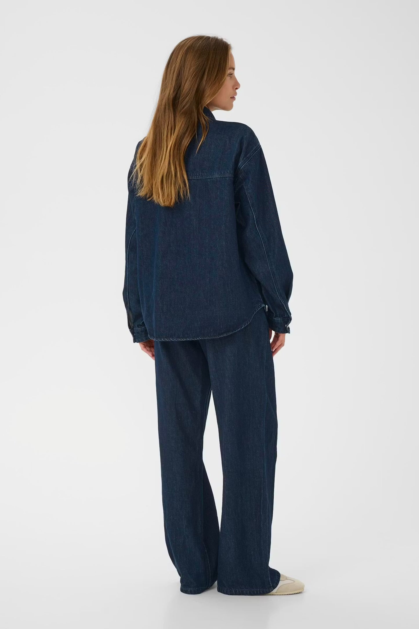 Kaffe KAeloise Denim Shirt Dark Blue Denim