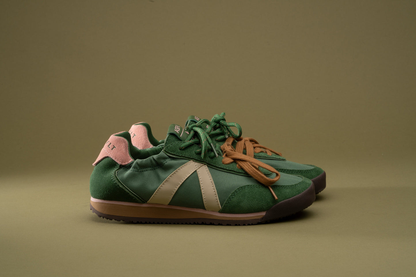 ASFVLT Grace Sneaker DK Green / Pink