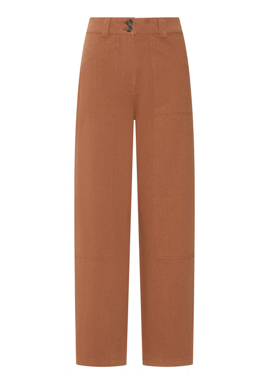 POL Bronel Barrel Pant Toffee