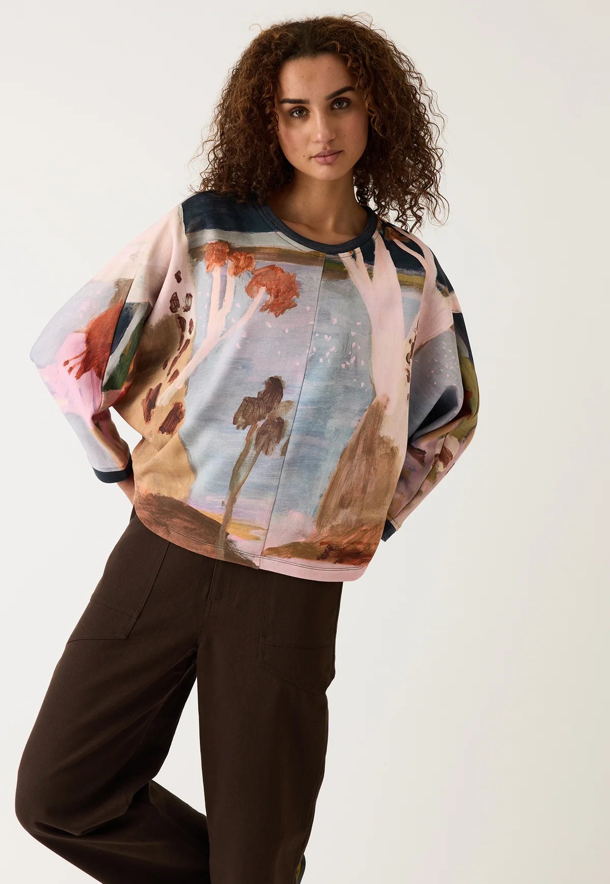 Nancybird Dahlia Batwing Sweat