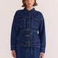 Staple the Label Lennox Denim Jacket in Indigo