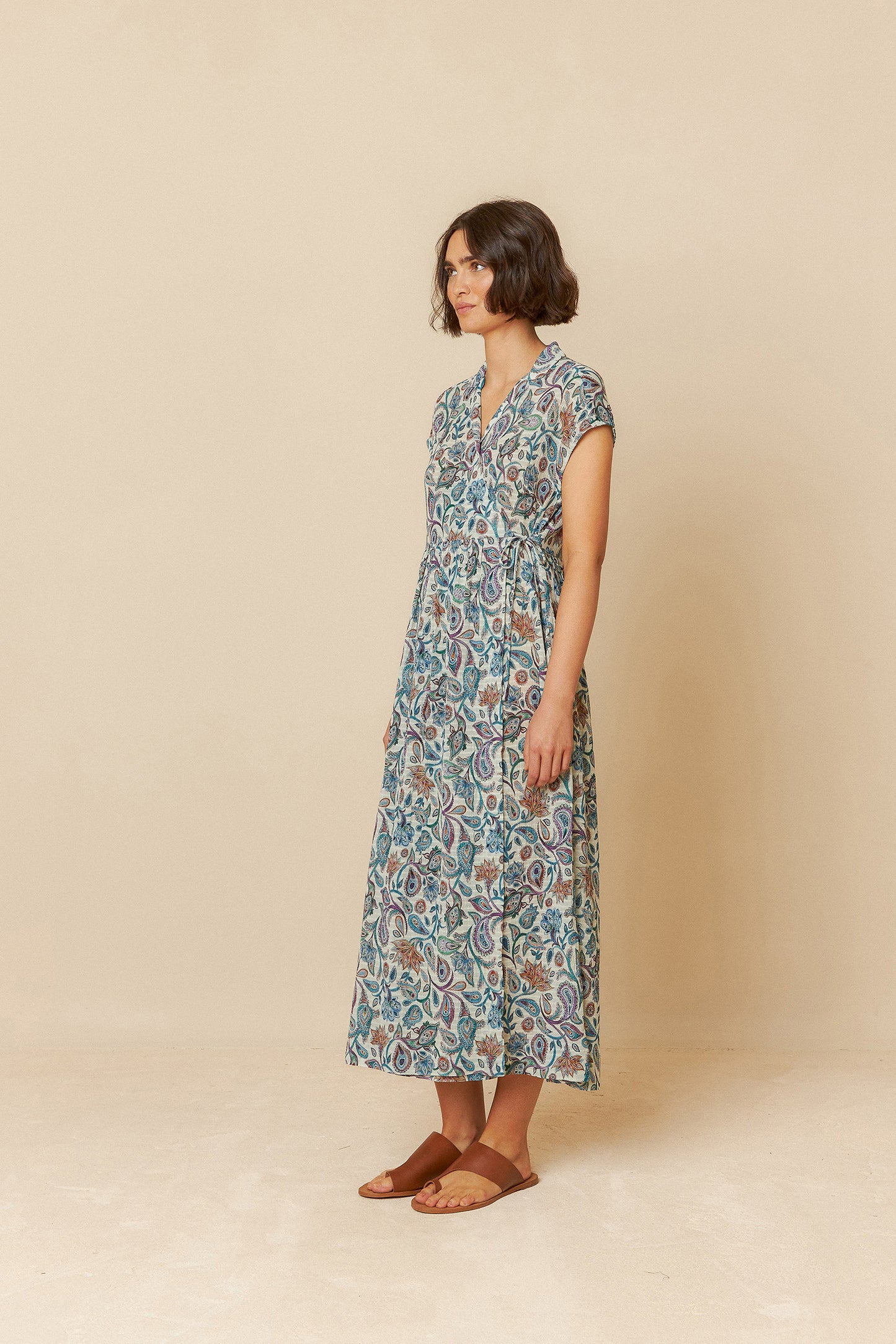 Indi and Cold Paisley Crossover Dress