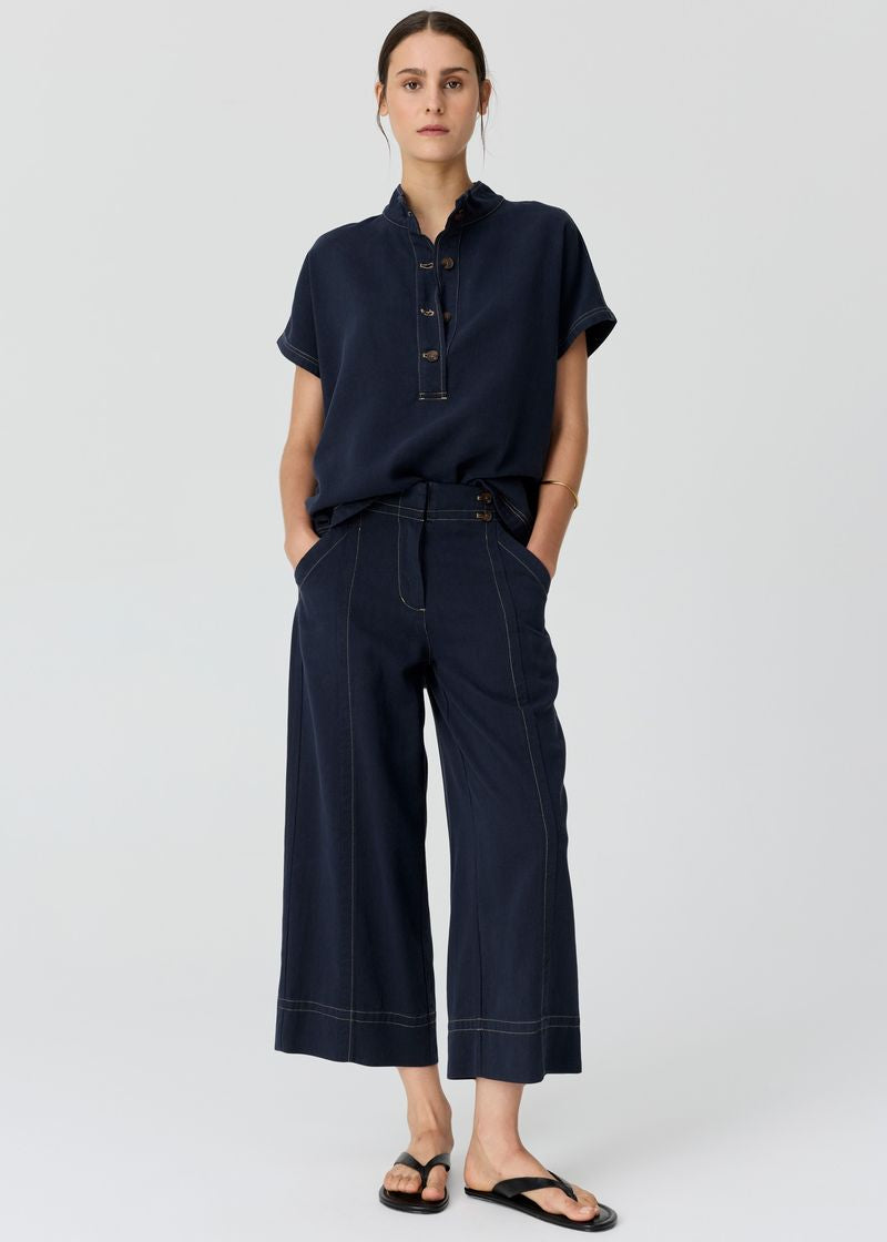 POL Anise Crop Pant Ink