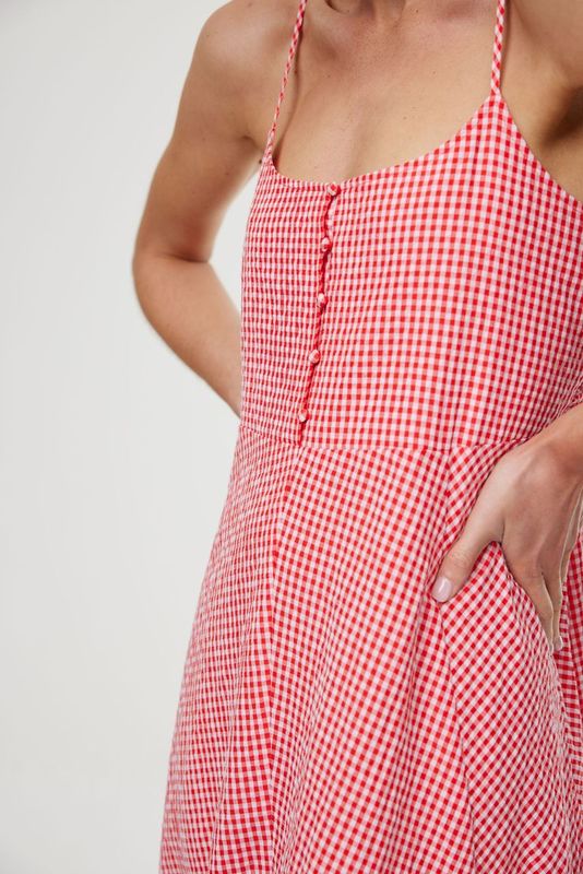 Kinney Mia Dress in Gingham