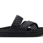 Rollie Rhodes Cross Slide in Black Weave Leather