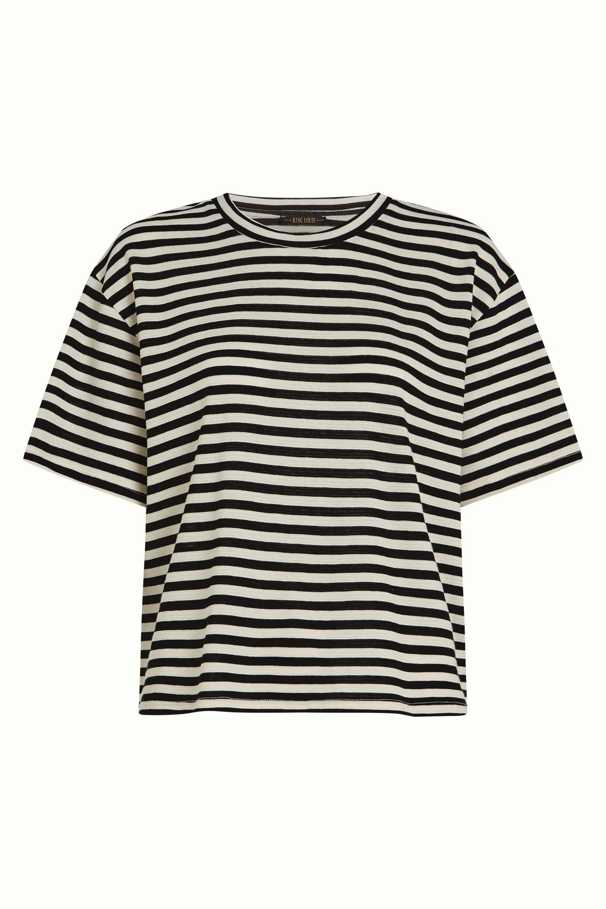 King Louie Boxy Top Chopito Black Stripe