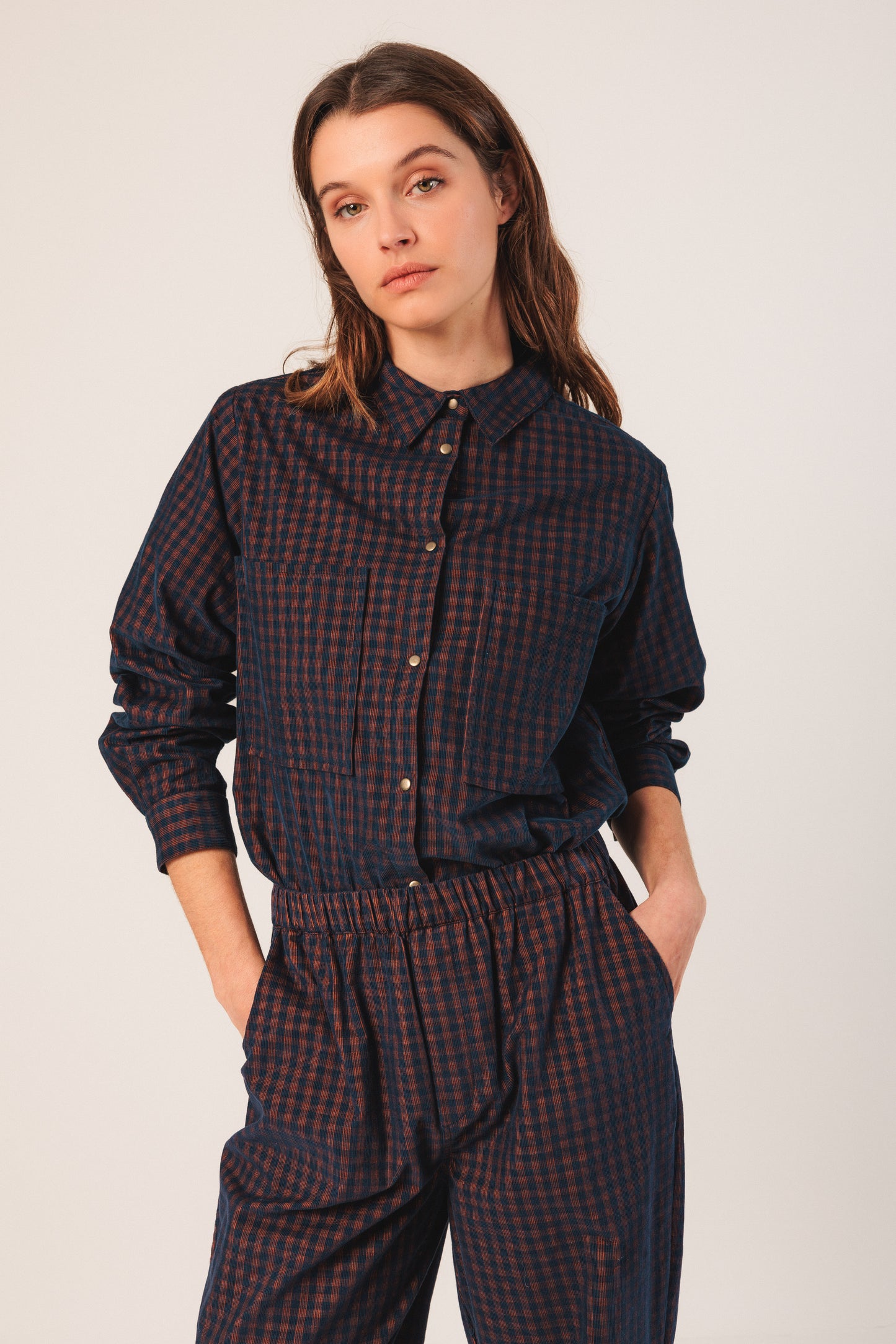 Indi and Cold Vichy Corduroy Pant