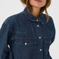 Kaffe KAeloise Denim Shirt Dark Blue Denim