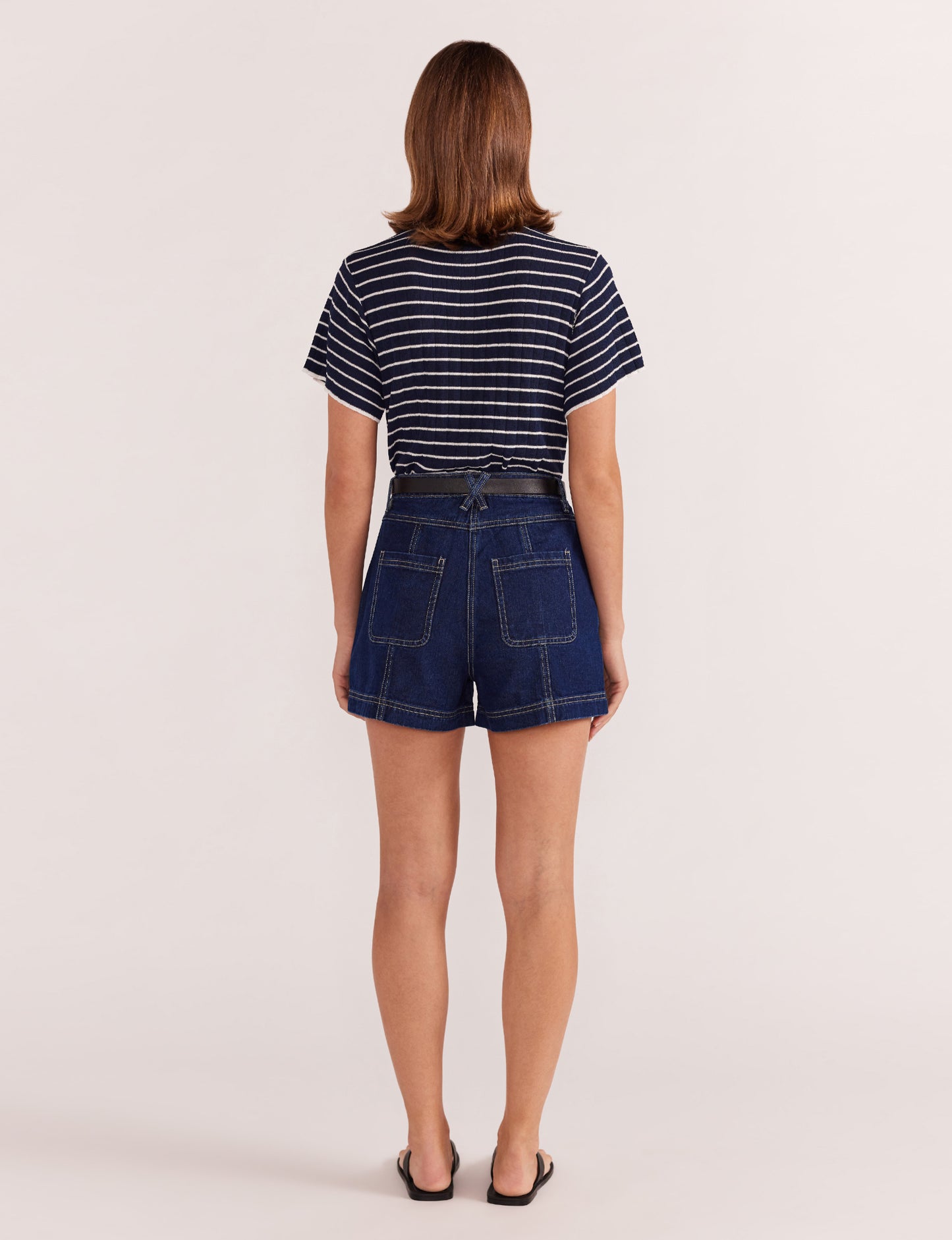 Staple the Label Luca Denim Shorts in Indigo