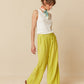 Indi and Cold Maxi Wide Leg Pant in Pistachio