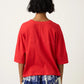 Nancybird Tasmin Boxy Tee in Red Vase