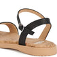 Rollie Sandal Cork Black