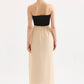 Nude Lucy Frances Shirred Maxi Dress