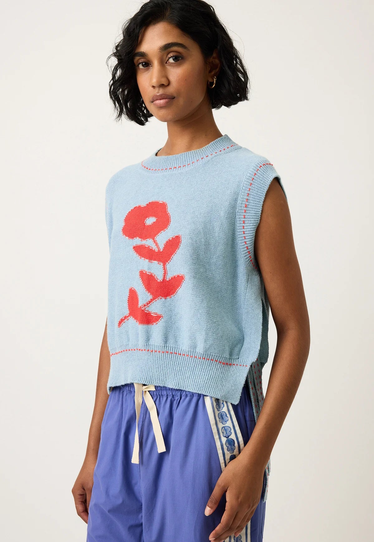 Nancybird Aria Vest in Flower