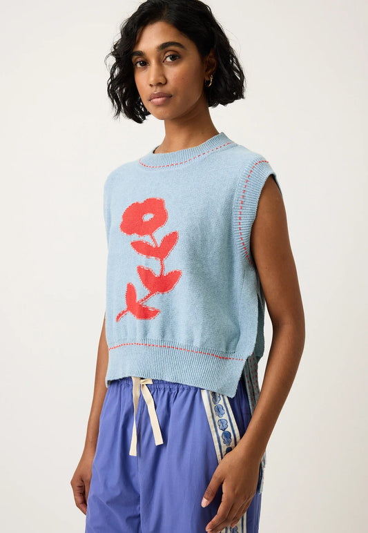 Nancybird Aria Vest in Flower