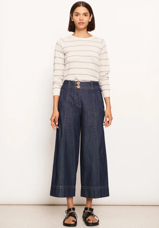 POL Clothing Raydel Denim Pant in Dark Wash