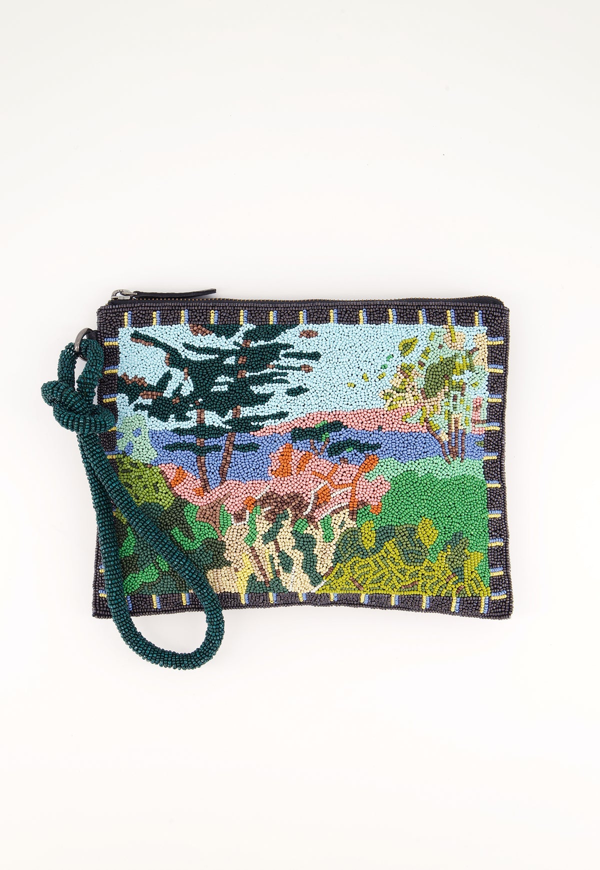 Nancybird Beaded Clutch in Palisade