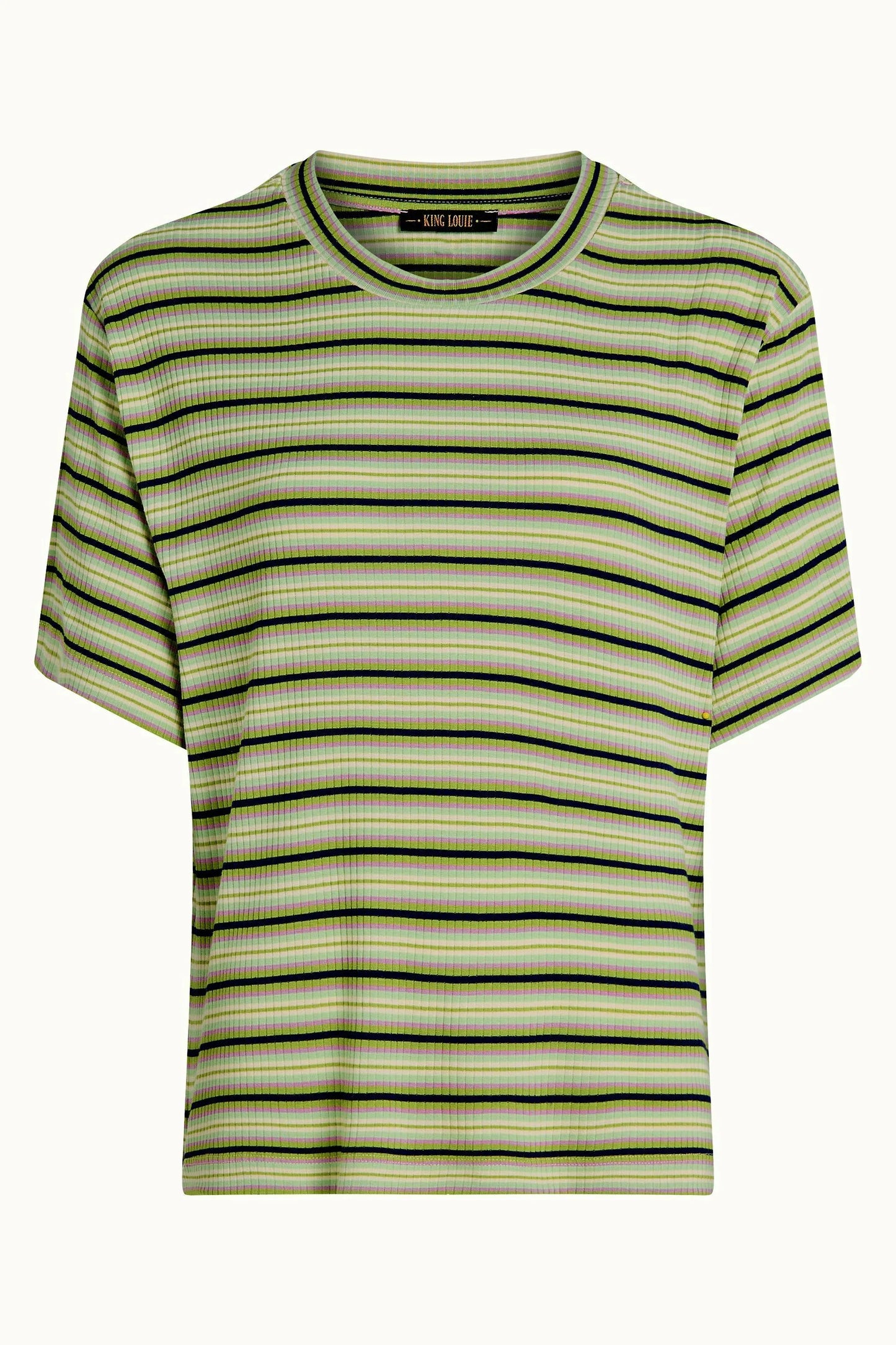King Louie Boxy Tee in Seaside Stripe