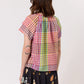 Nancybird Micci Top in Sunrise Check