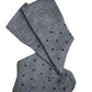 Tightology Dotty Wool Socks in Grey / Black