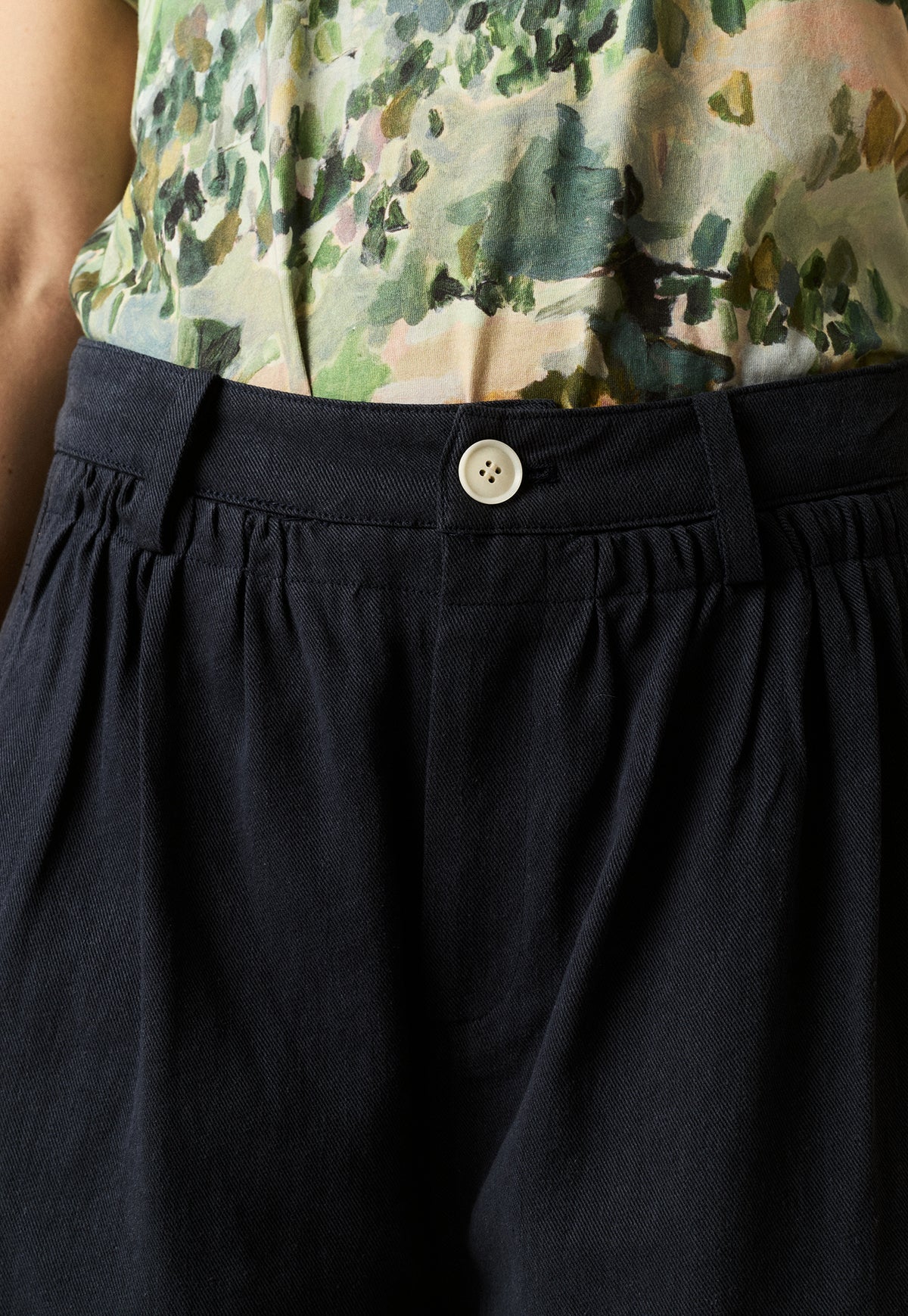 Nancybird Charlotte Pant in Steel Blue