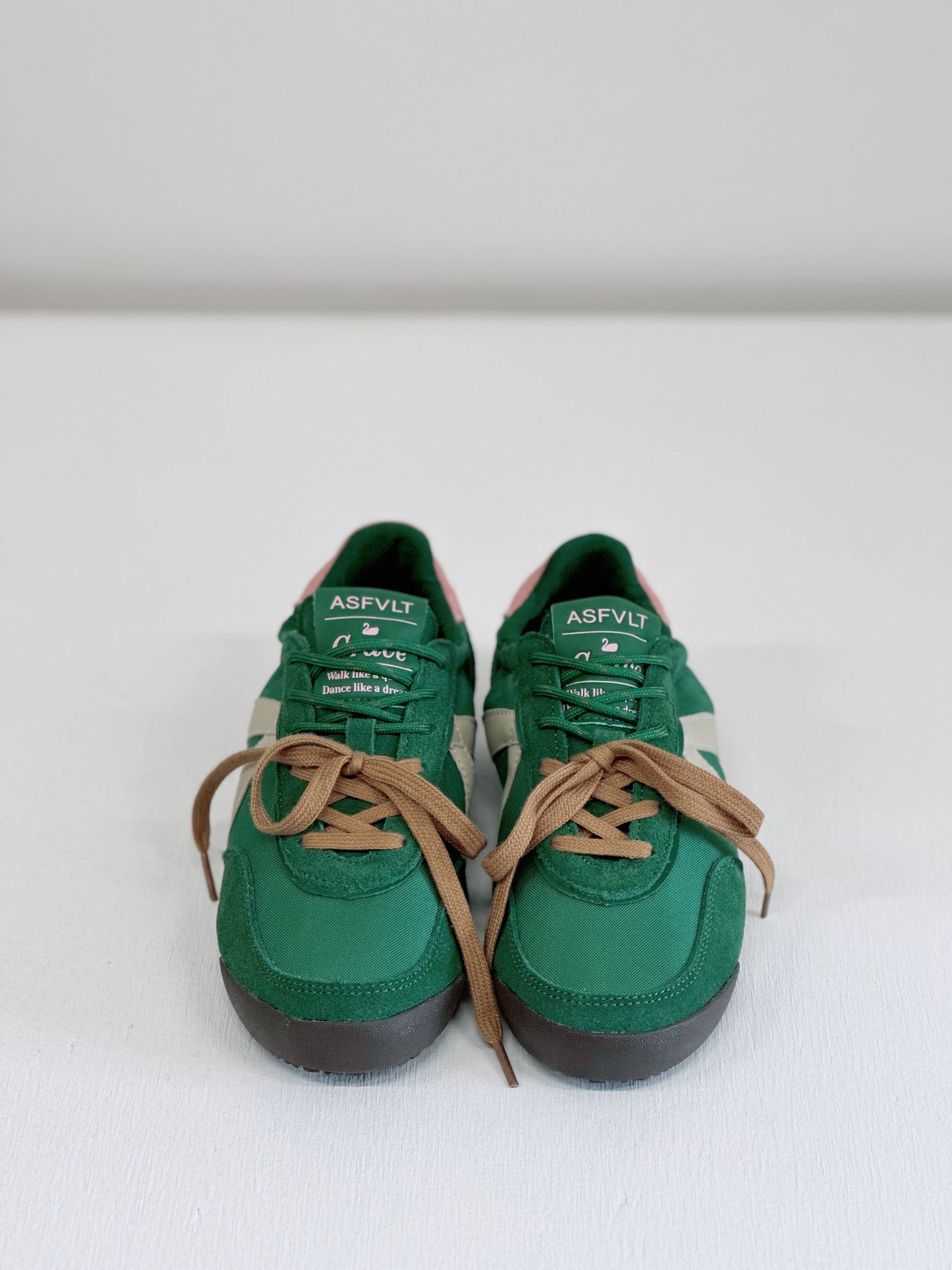ASFVLT Grace Sneaker DK Green / Pink