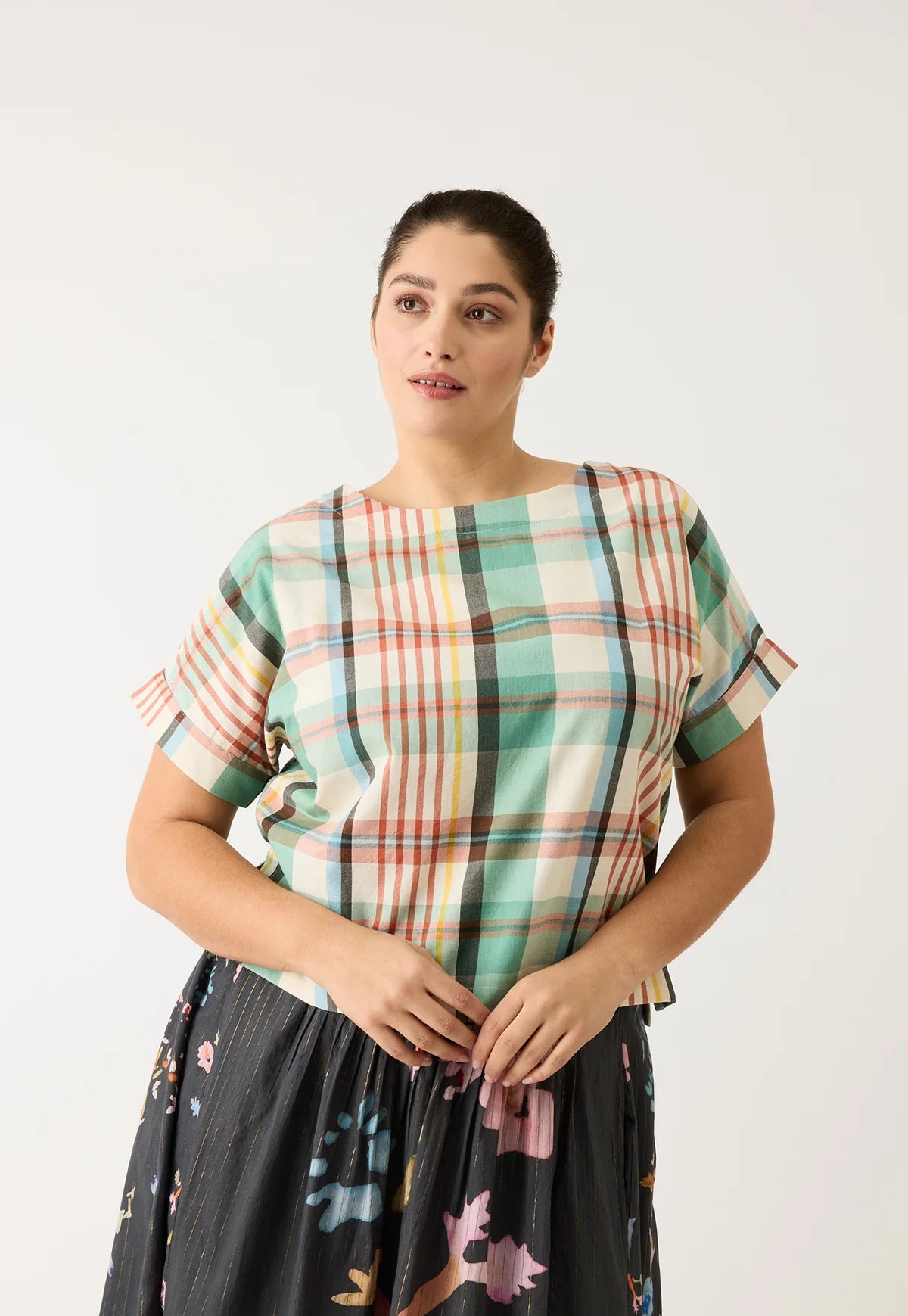 Nancybird Dolman Top, Summer Check