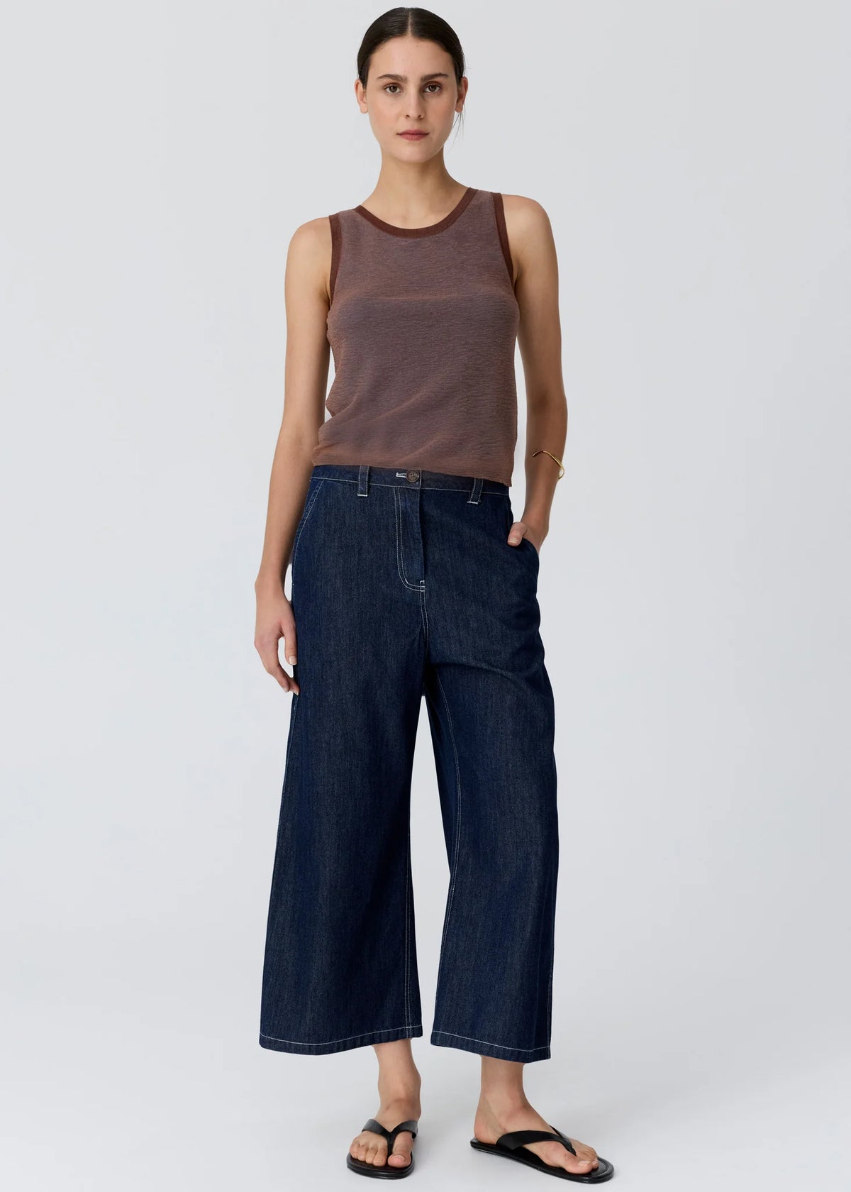 POL Carpenter Pant in Denim