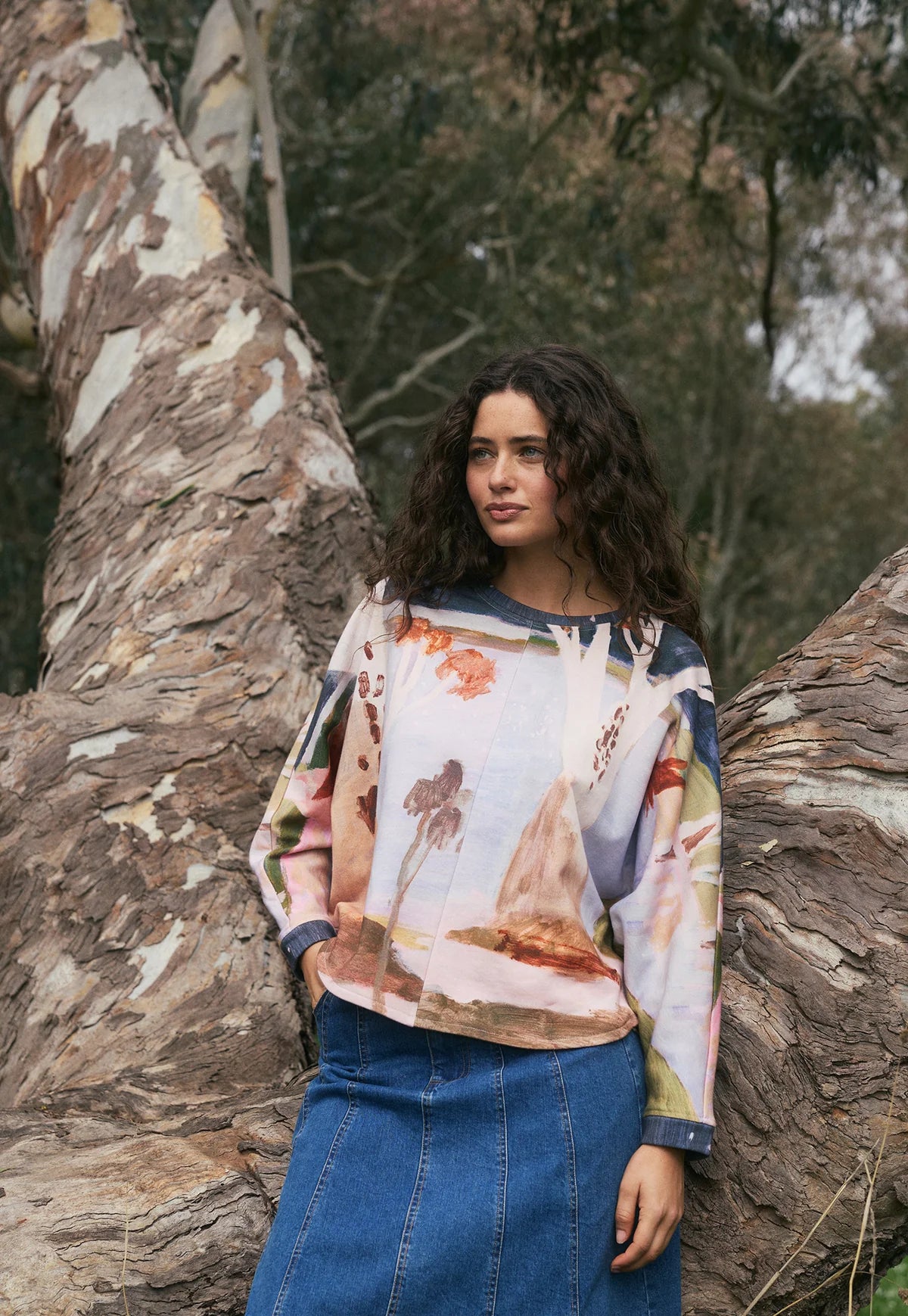 Nancybird Dahlia Batwing Sweat