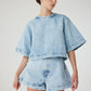 Nobody Denim Luna Top in Cloud Wash