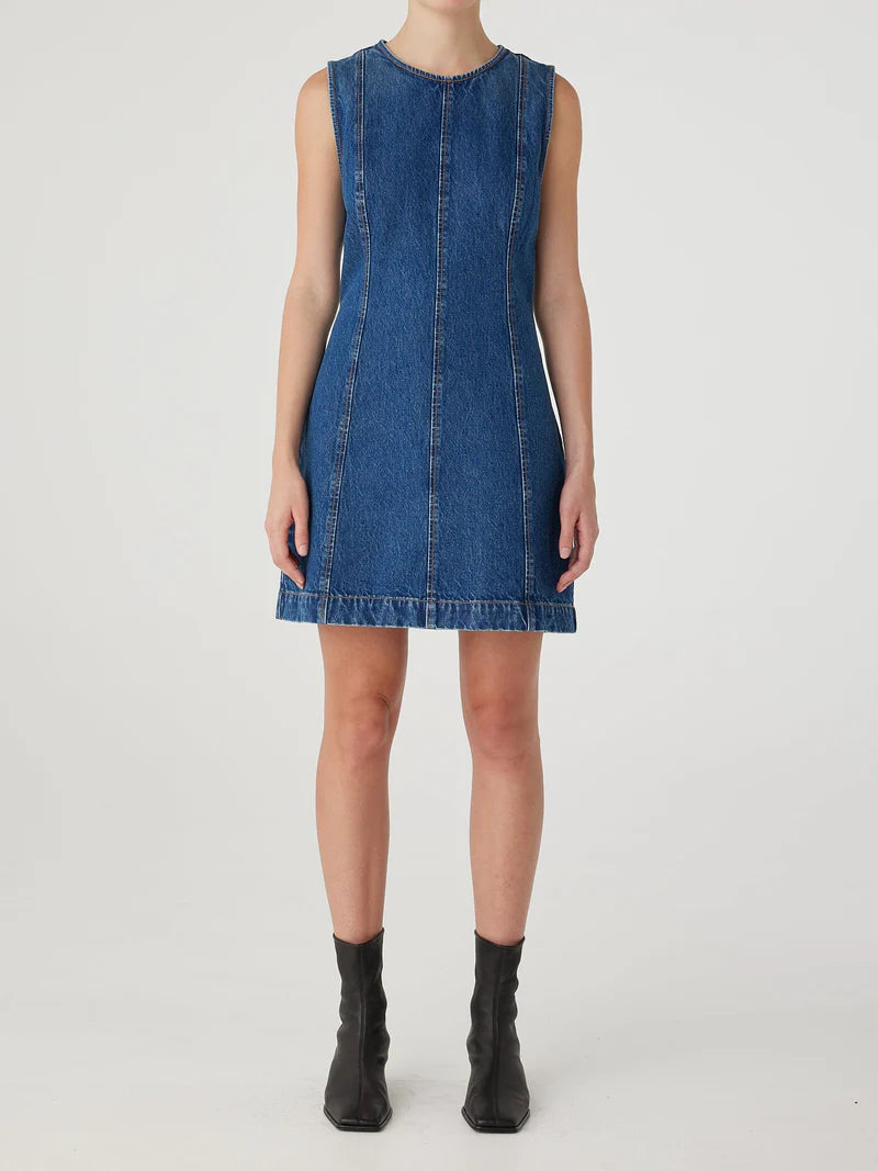 Nobody Denim Lucy Dress in Bright Worn
