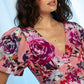 Kachel Penelope Dress in Lovers Floral Print