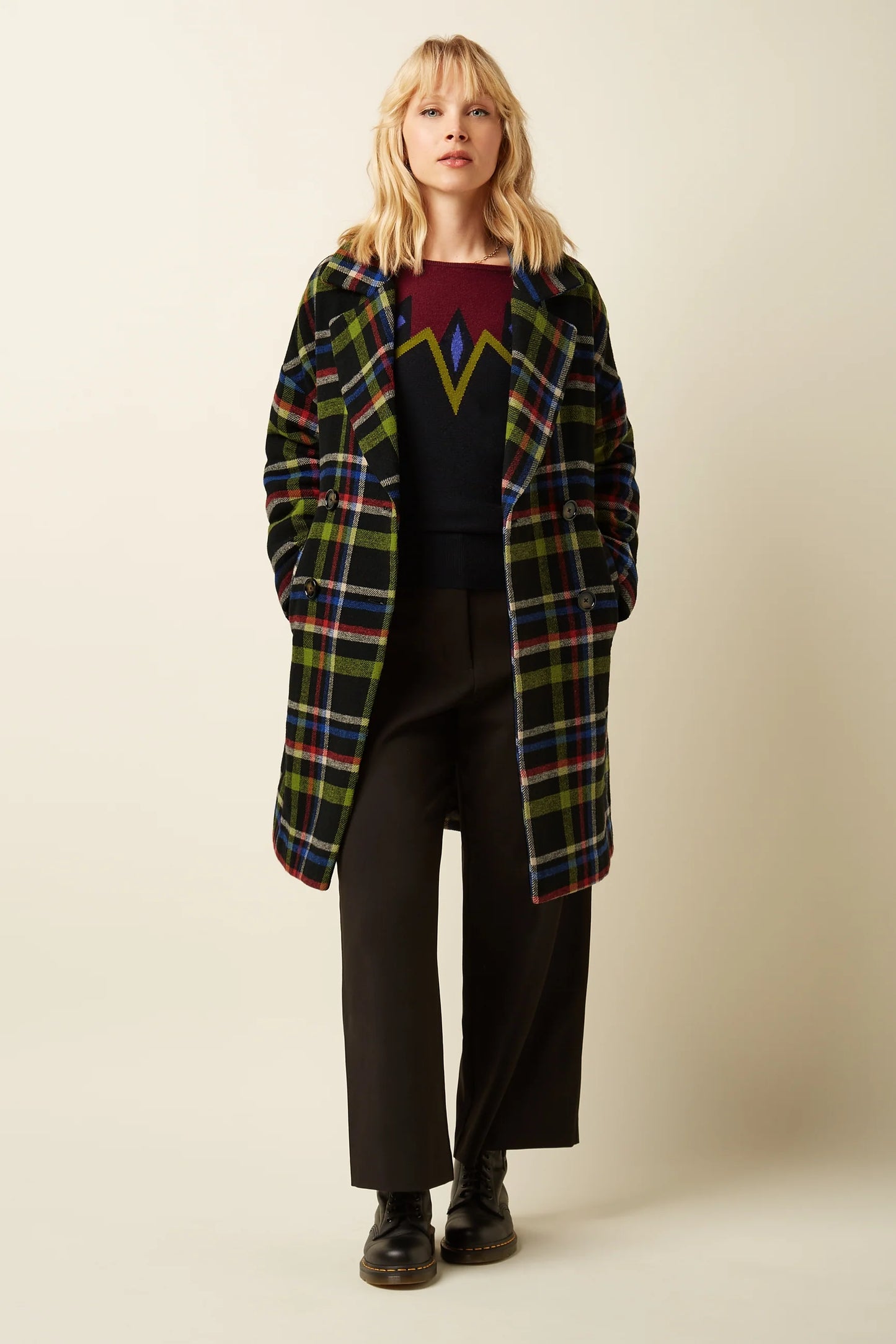 King Louie Nia Coat Karly Check