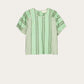 Nancybird Jolene Top in Green Stripe