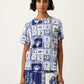 Nancybird Apollo Tee in Lyon Tile