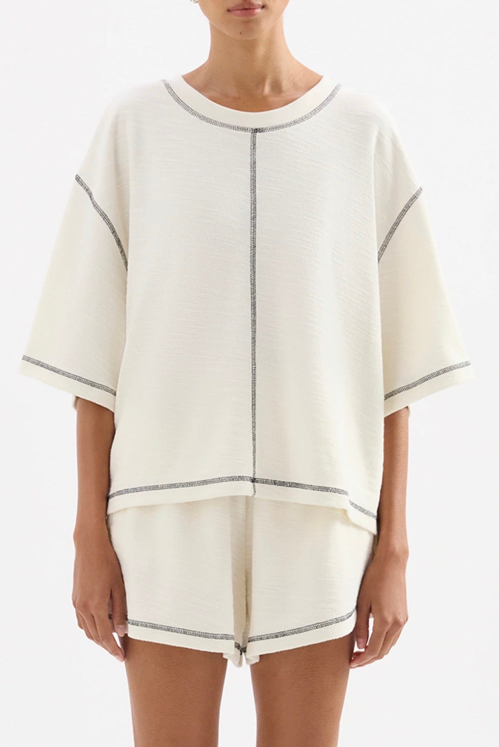 Nude Lucy Sutton Top in Salt