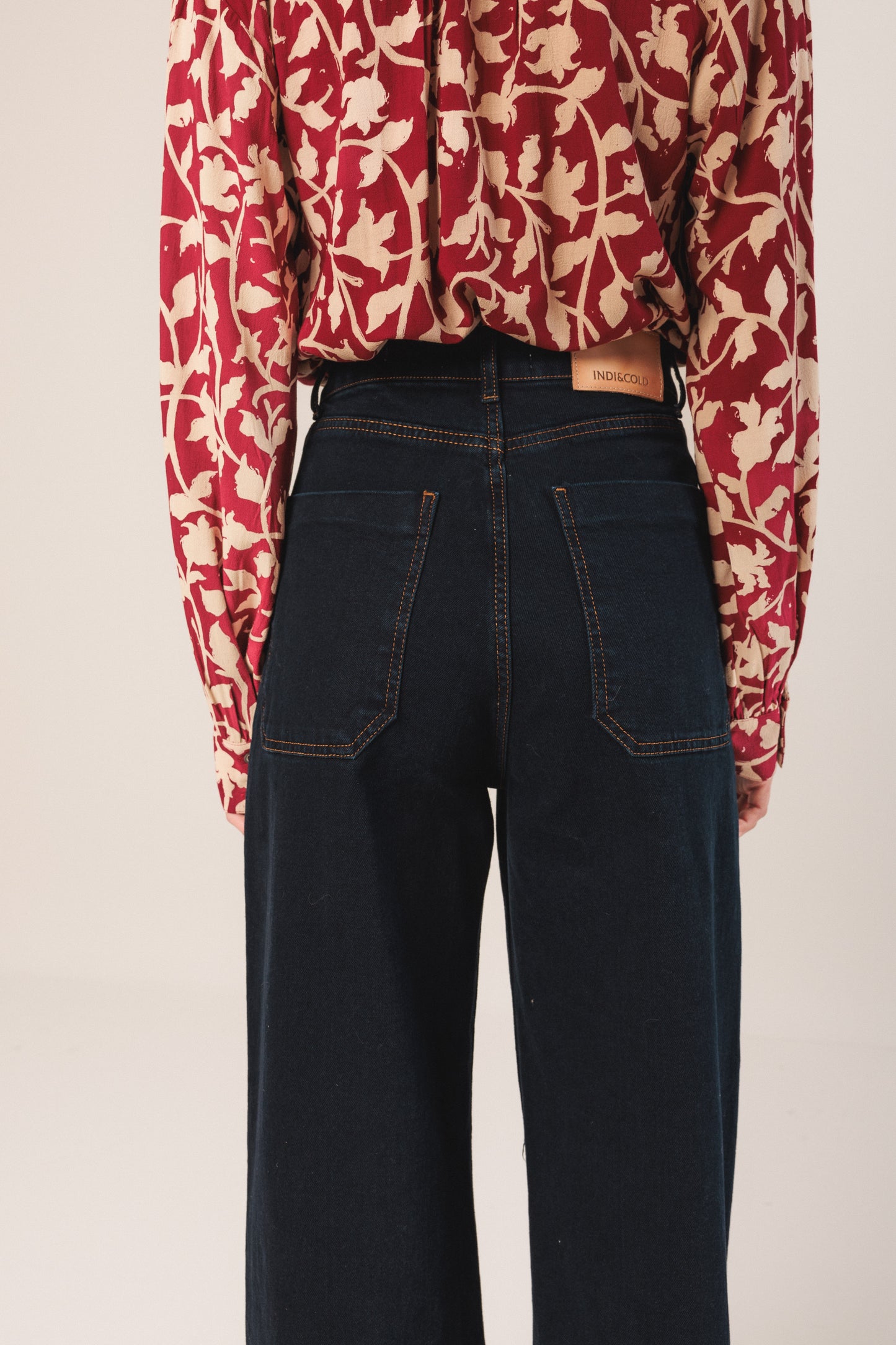 Indi and Cold Wide Leg Denim Pant