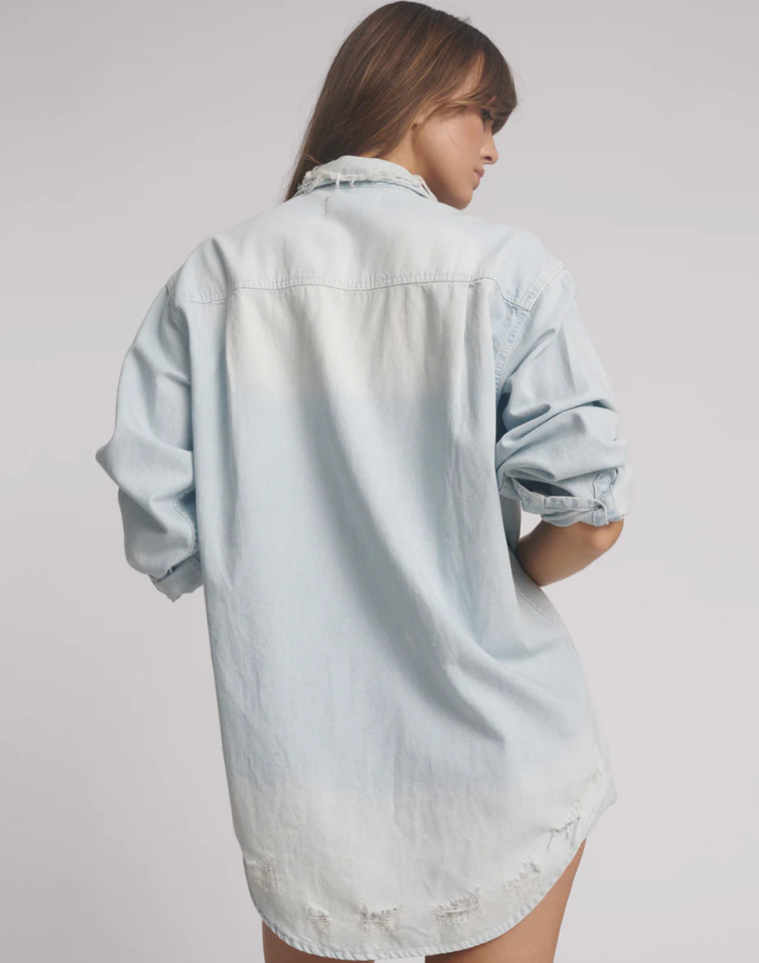 One Teaspoon Classic Everyday Chambray Denim Shirt