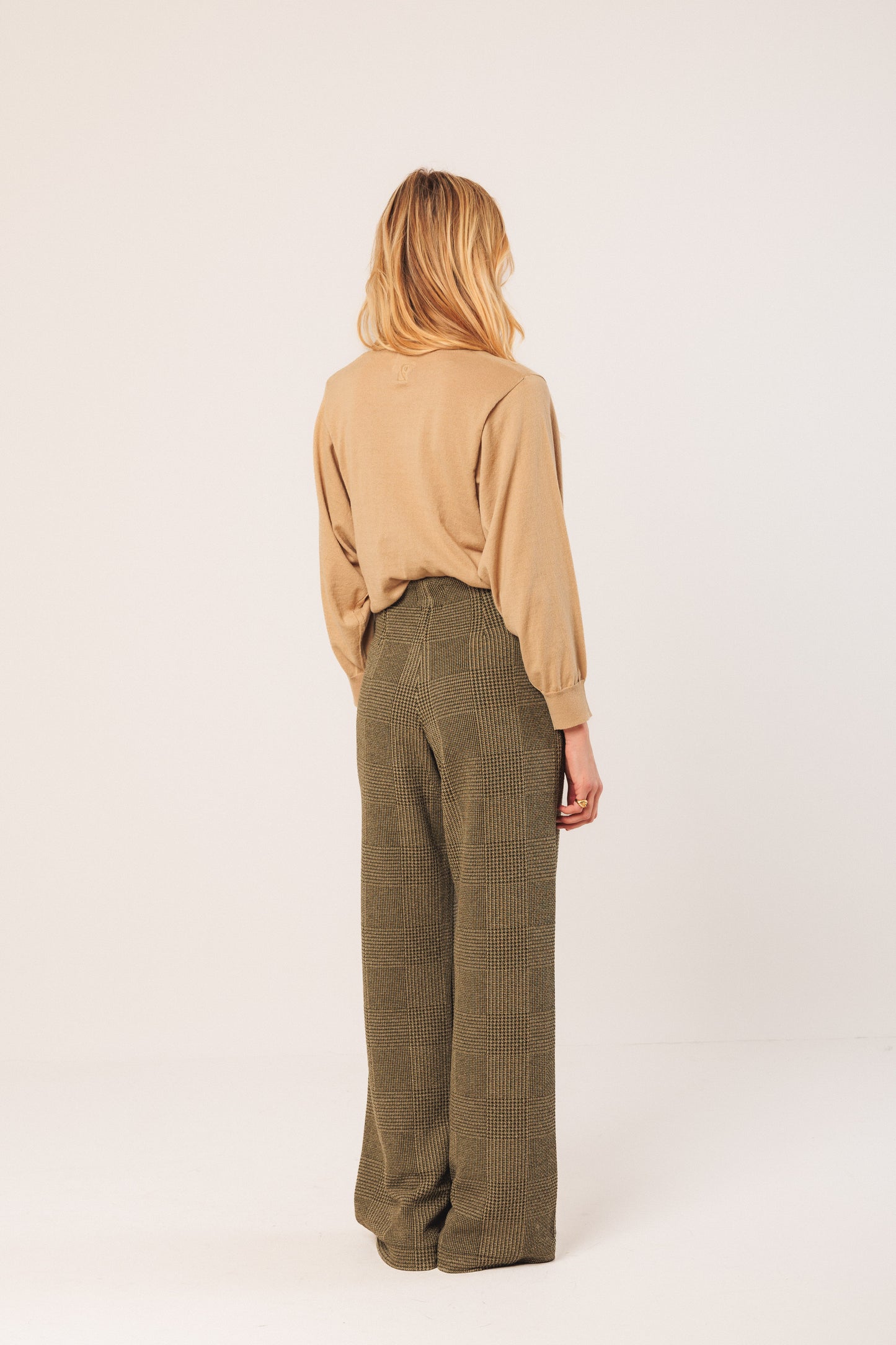 Indi and Cold Double Jacquard Knitted Pants