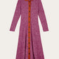 Nancybird Elara Dress in Mulberry - the tartan fox