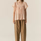 POL Avrid Barrel Pant in Khaki