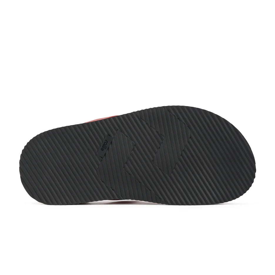 Rollie Mya Sandal in Red Leather