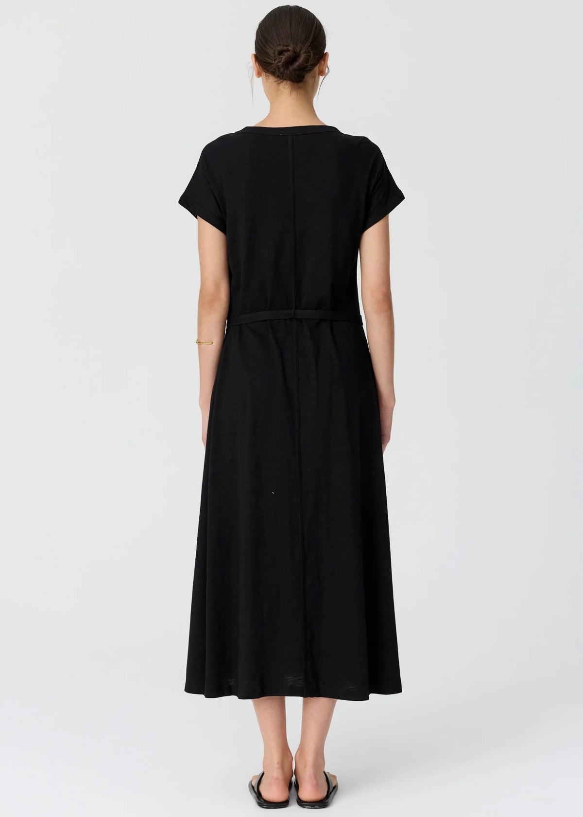 POL Mast Tee Dress in Black