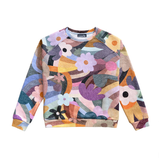 Castle and Things Rainbow Garden Sweater
